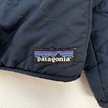 【大人気】パタゴニア スナップボタン 裏ボア キルティングジャケット 紺 レディース　XSサイズ　Patagonia_画像5