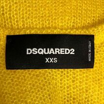 イタリア製　DSQUARED2　モヘヤ46%　ノースリーブニット　イエロー　XXSサイズ　2019SS　ディースクエアード_画像7