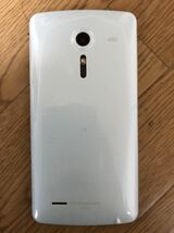 LGL22 isai 中古品 au アクア 白ロム ガラスフィルム 手帳型ケース付き_画像4