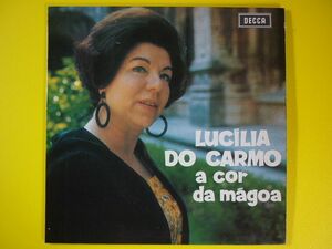 EP◆LUCILIA DO CARMO／a cor da magoa 【直筆サイン入り？】◆Tia Dolores ルシーリア・ド・カルモ,ポルトガル ファド,アナログ・レコード