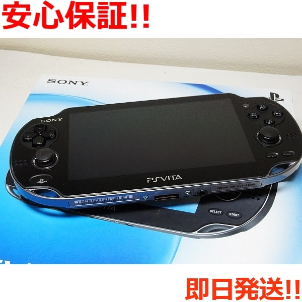 美品PCH-1100 PS VITA ブラック即日発送game SONY PlayStation 3G/Wi