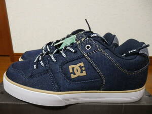 即決☆レア！限定！♪新品未使用 DC SHOES ＤＣシューズ スニーカー PURE TX SE 26.0cm デニムブルー