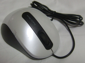  hand . friendship ... standard size. BlueLED3 button mouse ( white, external dimensions : width 64 × depth 103 × height 38mm).