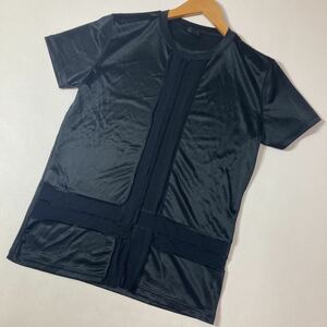 46 名作 ジャンポールゴルチエ オムJean Paul GAULTIER HOMME LA パワーネットクロス Tシャツ 半袖 カットソー メッシュ ホワイト 30424F