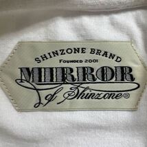 233 MIRROR of shinzone ミラーオブシンゾーン フロッキー ナンバリング Tシャツ 半袖 カットソー 日本製 春夏 ゲームシャツ 30419J_画像3