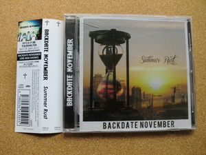 ＊【CD】 BACKDATE NOVEMBER／Summer Rust（CRRA-001）（日本盤）