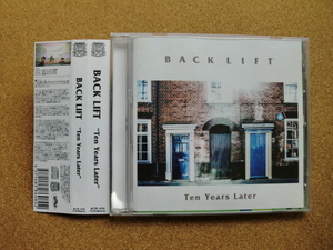 ＊【CD】BACK LIFT／Ten Years Later（RCTR1030）（日本盤）ステッカー付