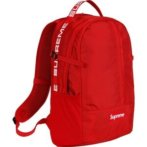 18SS supreme Backpack Red バックパック 赤 リュック 未使用