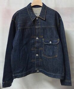 CSF for THREE FACE スリーフェイス CONNERS SEWING FACTORY 製 DENIM JACKET 1ST デニム ジャケット Gジャン 46 大戦モデル 月桂樹ボタン