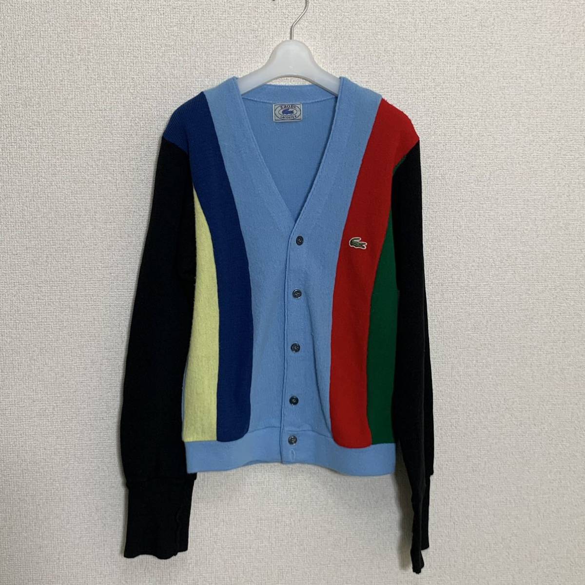 激レア】60s IZOD OF LONDONラコステ LACOSTE アクリルカーディガン