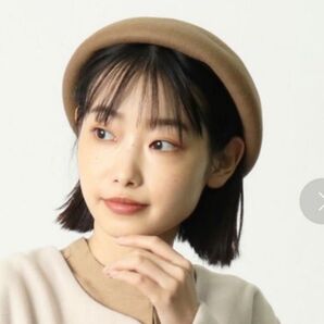 ベーシックウールフェルトベレー ベレー帽 ベレー 帽子 キャスケット ウール フェルト ベージュ
