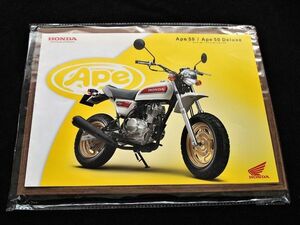  Honda Ape 50& Deluxe 2007 year rare catalog * beautiful goods * postage included!