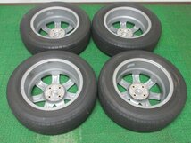 L033【送料無料 SALE品】185/65R15 超溝高 8.5~9分山 ブリヂストン 夏タイヤ Playz PX-RV 20年製 ホイールセット 4本 激安 フリード アクア_画像10