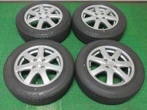 L033【送料無料 SALE品】185/65R15 超溝高 8.5~9分山 ブリヂストン 夏タイヤ Playz PX-RV 20年製 ホイールセット 4本 激安 フリード アクア_画像1