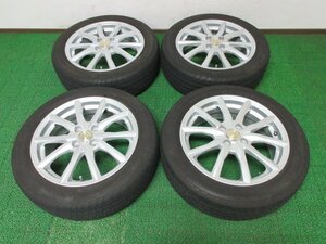 T150【送料無料 在庫処分!!】185/55R16 超溝高 8~8.5分山 ダンロップ 夏タイヤ ホイールセット 4本 激安 フィット シャトル インサイト 等