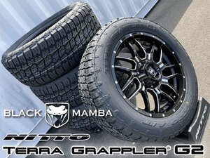 車検対応 ランクル200 ランクル100 Black Mamba BM7 20インチタイヤホイール NITTO TERRA GRAPPLER G2 275/55R20 285/50R20