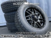 車検対応 ゲレンデ W463 ベンツ G-Class G320 G350 Black Mamba BM7 20インチタイヤホイール NITTO TERRA GRAPPLER G2 275/55R20 285/50R20_画像2