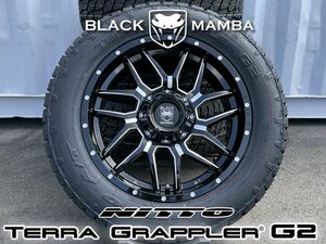 車検対応 エクスペディション ナビゲーター F150 Black Mamba BM7 20インチタイヤホイール NITTO TERRA GRAPPLER G2 275/55R20 285/50R20