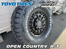 新品 数量限定 ブラックライノ JKラングラー JLラングラー 17インチタイヤホイール4本SET TOYO OPEN COUNTRY RT 285/70R17 ホワイトレタ_画像4