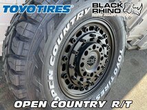 新品 数量限定 ブラックライノ JKラングラー JLラングラー 17インチタイヤホイール4本SET TOYO OPEN COUNTRY RT 285/70R17 ホワイトレタ_画像6