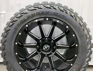 20x10J セコイア ランクル200 XF OFFROAD XF219 20インチマッドタイヤホイール YOKOHAMA GEOLANDAR MT G003 275/55R20 295/55R20 33インチ