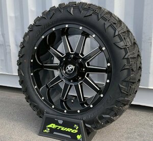 20x10J エクスペディション XF OFFROAD XF219 20インチマッドタイヤホイールセット ATTURO TRAIL BLADE MTS 295/55R20 33x13.50R20