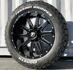 20x10 ハイラックス GUN125 XF OFFROAD XF219 20インチマッドタイヤホイール MONSTA TERRAIN GRIPPER 265/50R20 275/55R20 285/55R20