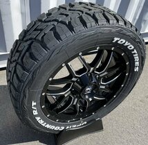 新品 Black Mamba TJ JK JLラングラー 20インチタイヤホイールセット TOYO OPEN COUNTRY RT 265/50R20 275/55R20 ホワイトレター BM7 LT_画像7