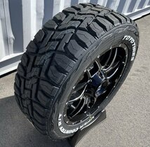 新品 Black Mamba タンドラ セコイア 20インチタイヤホイールセット TOYO OPEN COUNTRY RT 275/55R20 ホワイトレター BM7 LT_画像6