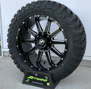 新品 20x10 ランクル100 セコイア XF OFFROAD XF219 20インチマッドタイヤホイール ATTURO TRAIL BLADE MT 285/50R20 33x12.50R20 35x12.5