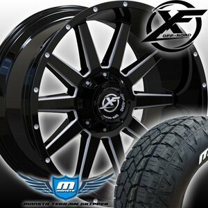 20x10 GMC シエラ ナビゲーター XF OFFROAD XF219 20インチマッドタイヤホイール MONSTA TERRAIN GRIPPER 265/50R20 275/55R20 285/55R20