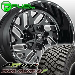 FUEL D581 Triton HUMMER ハマー H2 H1 新品 22x12J 22×12J 22インチマッドタイヤホイールセット ATTURO TRAIL BLADE XT 325/50R22