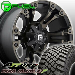 FUEL D569 Vapor HUMMER ハマー H2 H1 新品 22x12J 22×12J 22インチマッドタイヤホイールセット ATTURO TRAIL BLADE XT 325/50R22