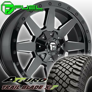 FUEL D597 WILDCAT ランクル200 ダッジ ラム 20インチタイヤホイールセット ATTURO TRAIL BLADE XT 275/55R20 285/55R20 305/55R20 X/T