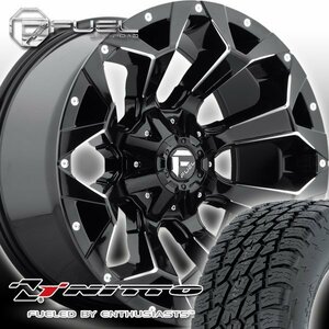 FUEL D576 Assault エスカレード タホ サバーバン シルバラード 20インチタイヤホイールセット NITTO TERRA GRAPPLER 265/50R20 275/55R20