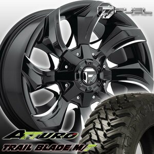 FUEL D571 Stryker JEEP JKラングラー TJラングラー 20インチマッドタイヤホイールセット ATTURO TRAIL BLADE MT 285/50R20 33x12.50R20