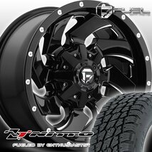 FUEL D574 Cleaver サーフ プラド タコマ ハマーH3 FJクルーザー 20インチタイヤホイールセット NITTO TERRA GRAPPLER 265/50R20 275/55R20_画像1