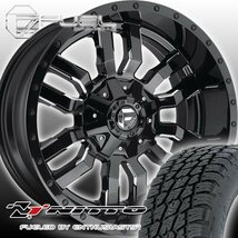 FUEL D595 Sledge サーフ プラド タコマ ハマーH3 FJクルーザー 20インチタイヤホイールセット NITTO TERRA GRAPPLER 265/50R20 275/55R20_画像1