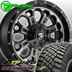 FUEL D561 CRUSH サーフ プラド タコマ 20インチタイヤホイールセット ATTURO TRAIL BLADE XT 275/55R20 285/55R20 305/55R20