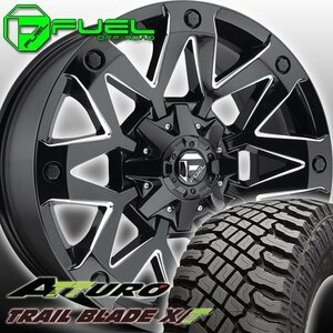 FUEL D555 Ambush アバランチ サバーバン タイタン 20インチタイヤホイールセット ATTURO TRAIL BLADE XT 275/55R20 285/55R20 305/55R20