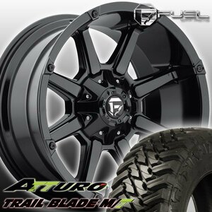 FUEL D575 Coupler ハマー H2 H1 HUMMER 新品 20インチマッドタイヤホイールセット ATTURO TRAIL BLADE MT 35x12.50R20 37x13.50R20