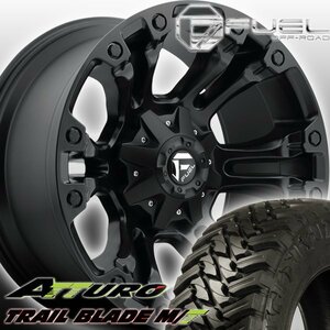 FUEL D560 Vapor エクスペディション ナビゲーター 20インチマッドタイヤホイールセット ATTURO TRAIL BLADE MT 285/50R20 33x12.50R20