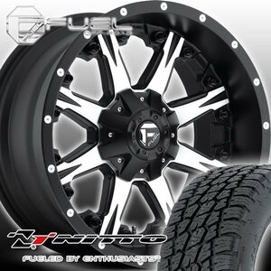 FUEL D541 Nutz サーフ プラド タコマ ハマーH3 FJクルーザー 20インチタイヤホイールセット NITTO TERRA GRAPPLER 265/50R20 275/55R20