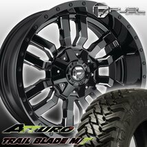 FUEL D595 Sledge タンドラ セコイア ランクル200 20インチマッドタイヤホイールセット ATTURO TRAIL BLADE MT 285/50R20 33x12.50R20_画像1