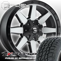 FUEL D599 Wildcat サーフ プラド タコマ ハマーH3 FJクルーザー 20インチタイヤホイールセット NITTO TERRA GRAPPLER 265/50R20 275/55R20_画像1