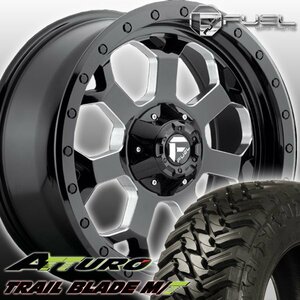 FUEL D563 Savage JEEP JKラングラー TJラングラー 20インチマッドタイヤホイールセット ATTURO TRAIL BLADE MT 285/50R20 33x12.50R20