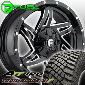 FUEL D613 Rocker ランクル200 100 ダッジ ラム 20インチタイヤホイールセット ATTURO TRAIL BLADE XT 275/55R20 285/55R20 305/55R20 X/T