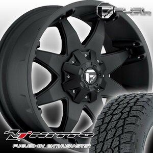 FUEL D509 Octane サーフ プラド タコマ ハマーH3 FJクルーザー 20インチタイヤホイールセット NITTO TERRA GRAPPLER 265/50R20 275/55R20