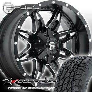 FUEL D567 Lethal サーフ プラド タコマ ハマーH3 FJクルーザー 20インチタイヤホイールセット NITTO TERRA GRAPPLER 265/50R20 275/55R20