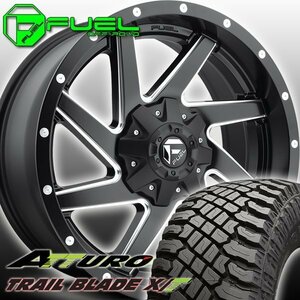 FUEL D594 Renegade シルバラード タイタン シエラ 20インチタイヤホイールセット ATTURO TRAIL BLADE XT 275/55R20 285/55R20 305/55R20